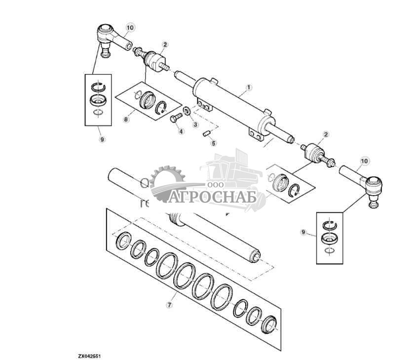 Steering Linkage (2802 mm Version) 